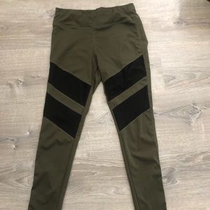 Olive Green Leggings